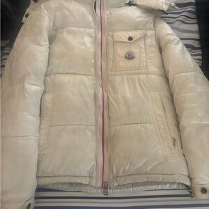 Moncler Off-White Quilted Jacket